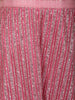 Baby Pink Glitter Worked Net Party Wear Gown