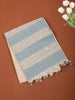Beige Abstract Woven Design Cotton Saree with Woven Border