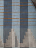 Off-White And Grey Striped Design Semi Tussar Saree