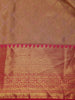 Beige Butta Design Kanchipuram Silk Saree