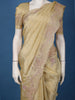 Beige Embellished Design Tissue Silk Saree