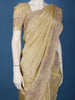Beige Embellished Design Tissue Silk Saree