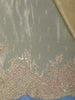 Beige Embellished Design Tissue Silk Saree