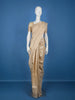 Beige Floral Design Banarasi Silk Saree - Diadem
