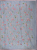 Beige Floral Embroidered Kota Cotton Saree - Diadem