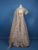 Beige Floral Embroidered Net Lehenga With Dupatta