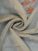Beige Floral Printed Design Pure Cotton Saree