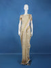 Beige Floral Woven Design Tissue Silk Saree