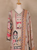 Beige Geometric Design Cotton Salwar Suit