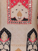 Beige Geometric Design Cotton Salwar Suit