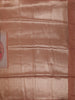 Beige Gold Geometric Zari Woven Design Semi Tussar Saree
