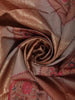 Beige Gold Geometric Zari Woven Design Semi Tussar Saree