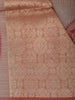 Beige Gold Geometric Zari Woven Design Semi Tussar Saree