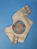 Beige Madhubani Fish Hand-Painted Cotton Blouse