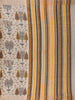 Beige Multicolor Tree Motif Printed Tussar Silk Saree - Diadem