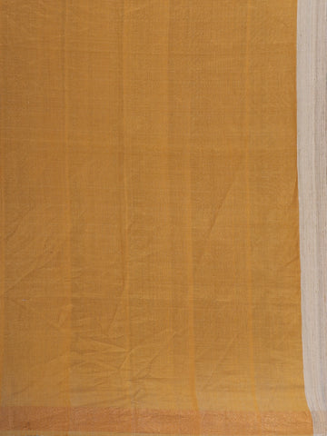 Beige Multicolor Tree Motif Printed Tussar Silk Saree - Diadem