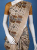 Beige Multicolor Tree Motif Printed Tussar Silk Saree - Diadem