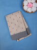 Beige Paislay Design Cotton Saree - Diadem