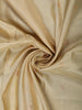 Beige Peacock And Stripes Woven Pure Kanchipuram Silk Saree