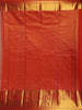 Beige Solid Woven Design Pure Kanchipuram Silk Saree