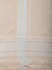 Beige Stripes Design Silk Shirt with Matching Zari Border Dhoti Set