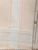 Beige Stripes Design Silk Shirt with Matching Zari Border Dhoti Set