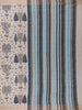 Beige Tree Motif Printed Tussar Silk Saree - Diadem