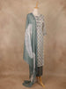 Beige Cotton Linen Abstract Printed Salwar Suit