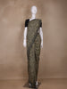 Beige Floral Designed Chanderi Cotton Saree - Diadem