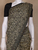Beige Floral Designed Chanderi Cotton Saree - Diadem