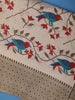 Beige Floral Designed Fancy Cotton Saree - Diadem