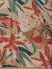 Beige Multicolor Floral Printed Synthetic Saree with Embroidered Blouse - Diadem