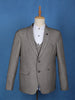 Beige Plain Men's Suit for Formal Wear - Diadem