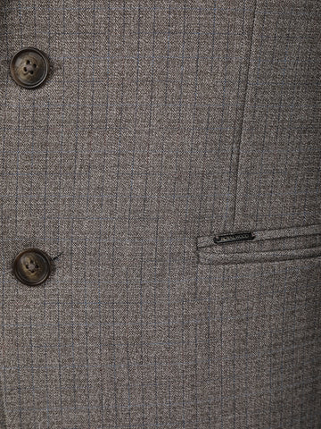 Beige Plain Men's Suit for Formal Wear - Diadem