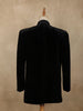 Black Abstract Beads Embroidered Design Velvet Indo-Western Men's Sherwani