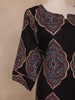 Black Ajrakh Printed Cotton Salwar Suit With Dupatta