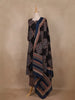 Black Ajrakh Printed Cotton Salwar Suit With Dupatta