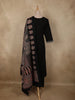 Black Ajrakh Printed Design Cotton Salwar Suit with Dupatta