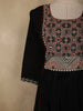 Black Ajrakh Printed Design Cotton Salwar Suit with Dupatta