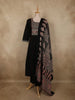 Black Ajrakh Printed Design Cotton Salwar Suit with Dupatta