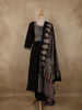 Black Ajrakh Printed Design Cotton Salwar Suit with Dupatta