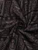 Black And Beige Kalamkari Print Semi Silk Saree
