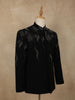 Black Beads Embroidered Design Polynosic Men's Suit
