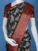 Black Bird Design Tussar Silk Saree - Diadem