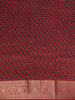 Black Bird Design Tussar Silk Saree - Diadem
