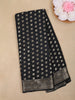 Black Butta Design Chiffon Saree