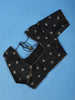 Black Butta Design Silk Readymade Blouse