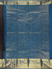 Black Butta Woven Kanchipuram Silk Saree With Blue Zari Border