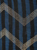 Black Chevron Design Cotton Straight Cut Salwar Suit
