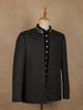 Black Diamond Motif Embroidered Viscose Men's Suit